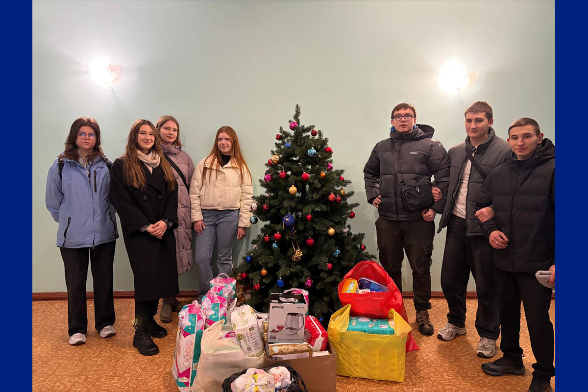 Різдвяна традиція допомоги дитячому будинку, започаткована Студрадою ХНУ, продовжується