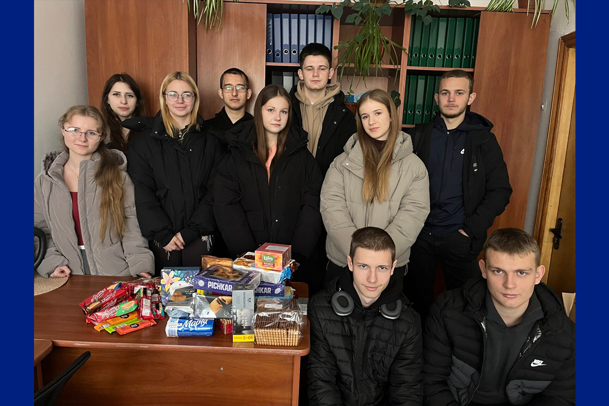 З теплом у серці: Студентська рада провела благодійну акцію для захисників!